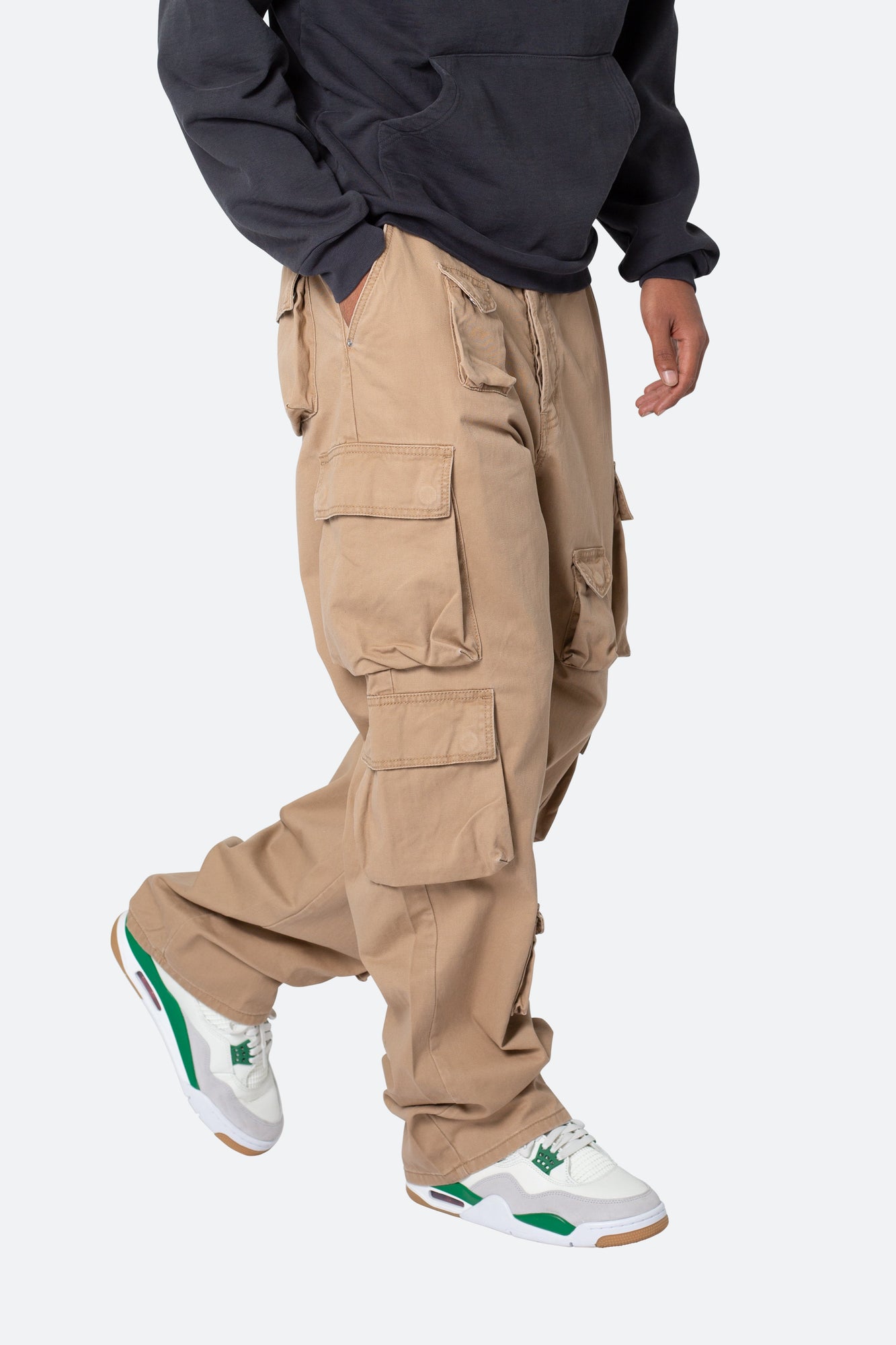 Baggy Cargo Pants | Khaki