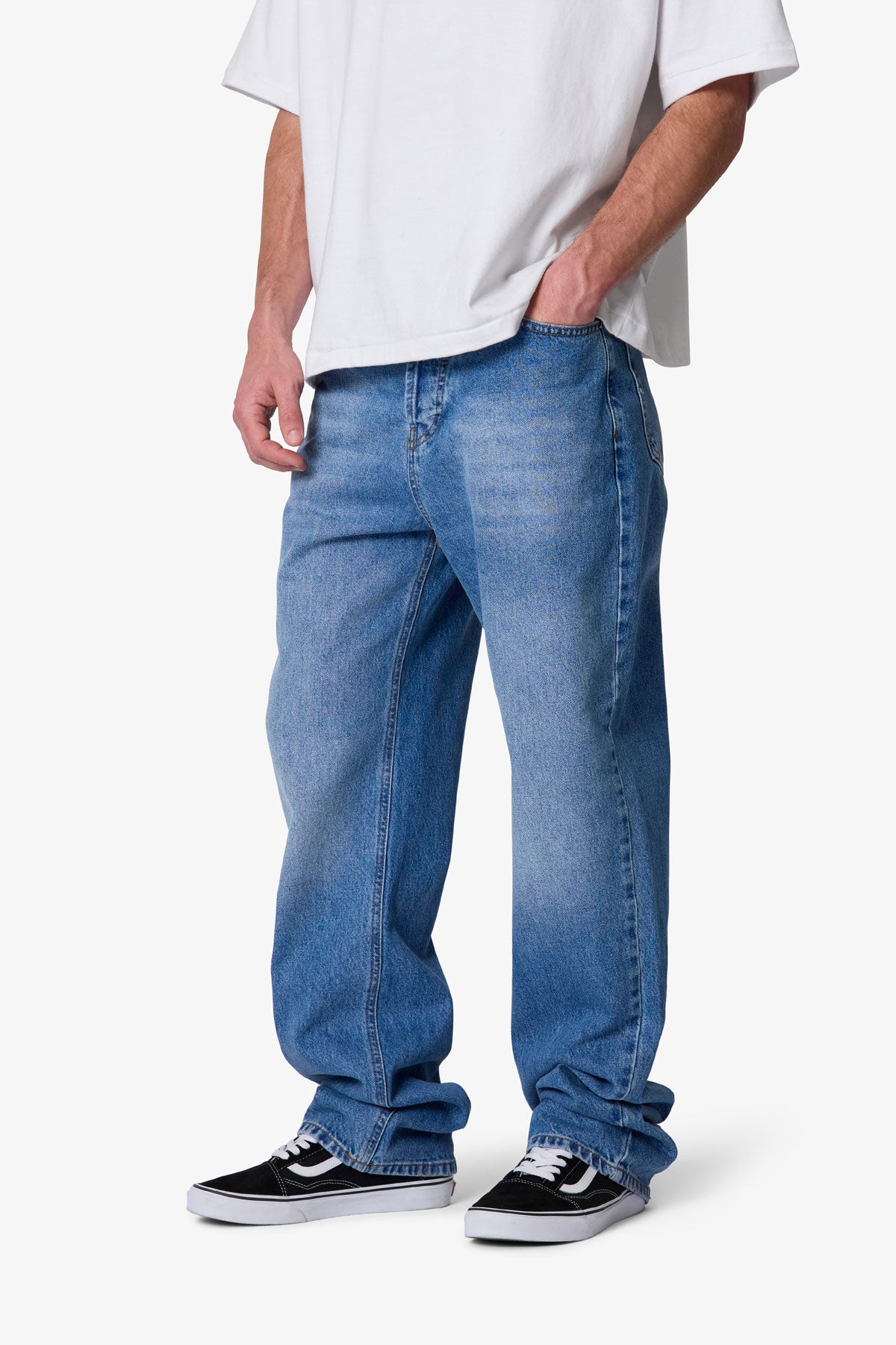 Baggy Denim | Washed Blue