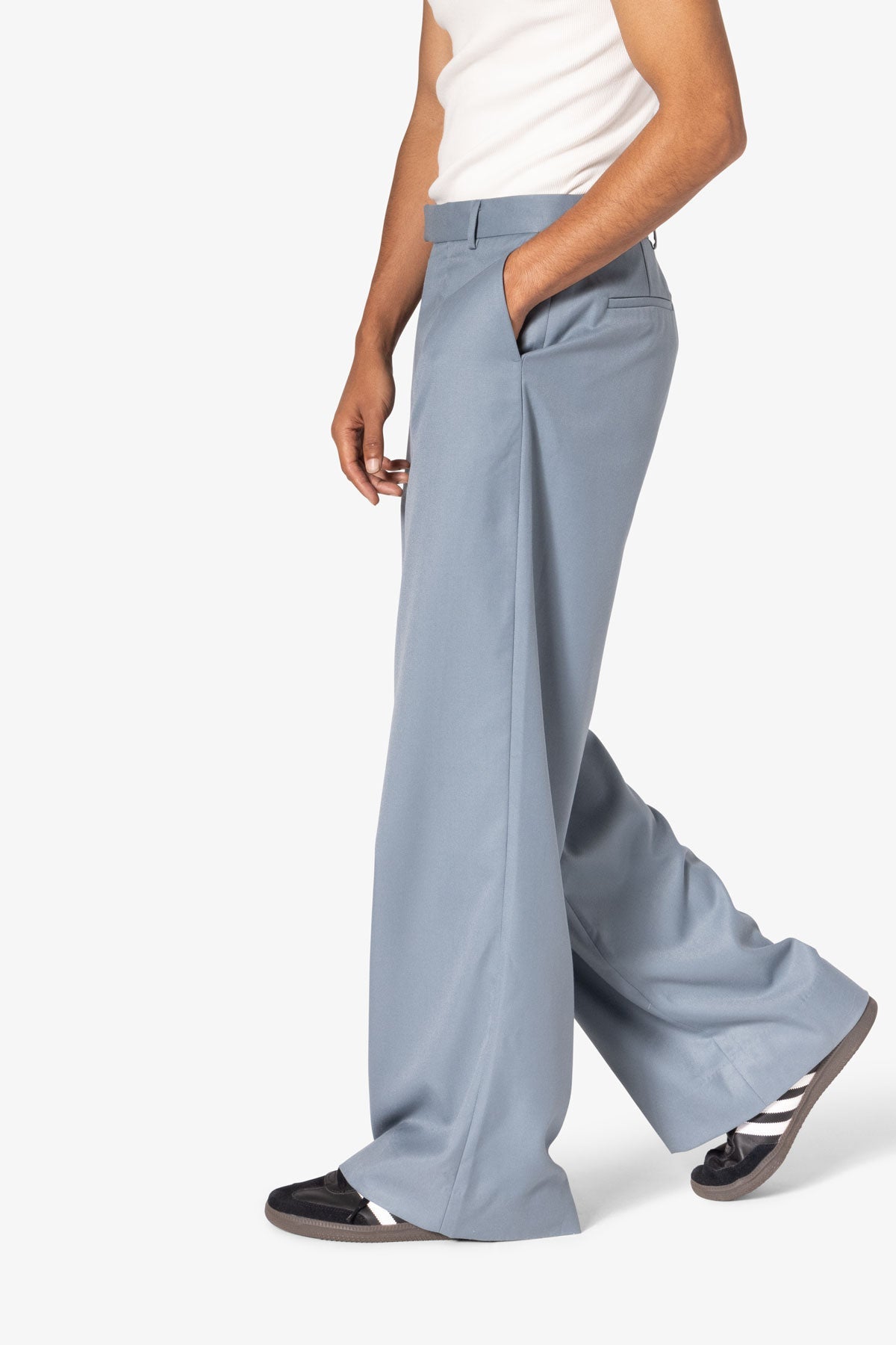 Baggy Suit Pants | Teal
