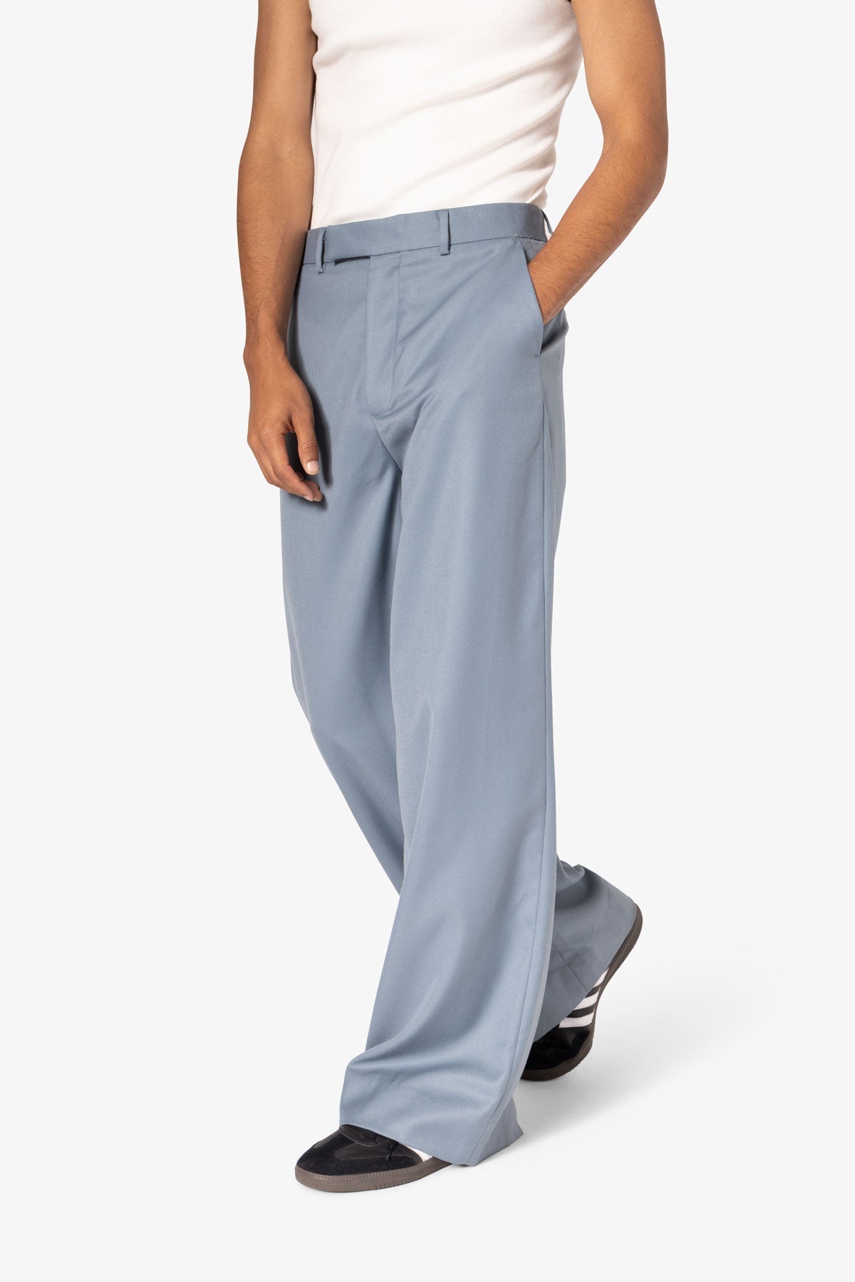 Baggy Suit Pants | Teal