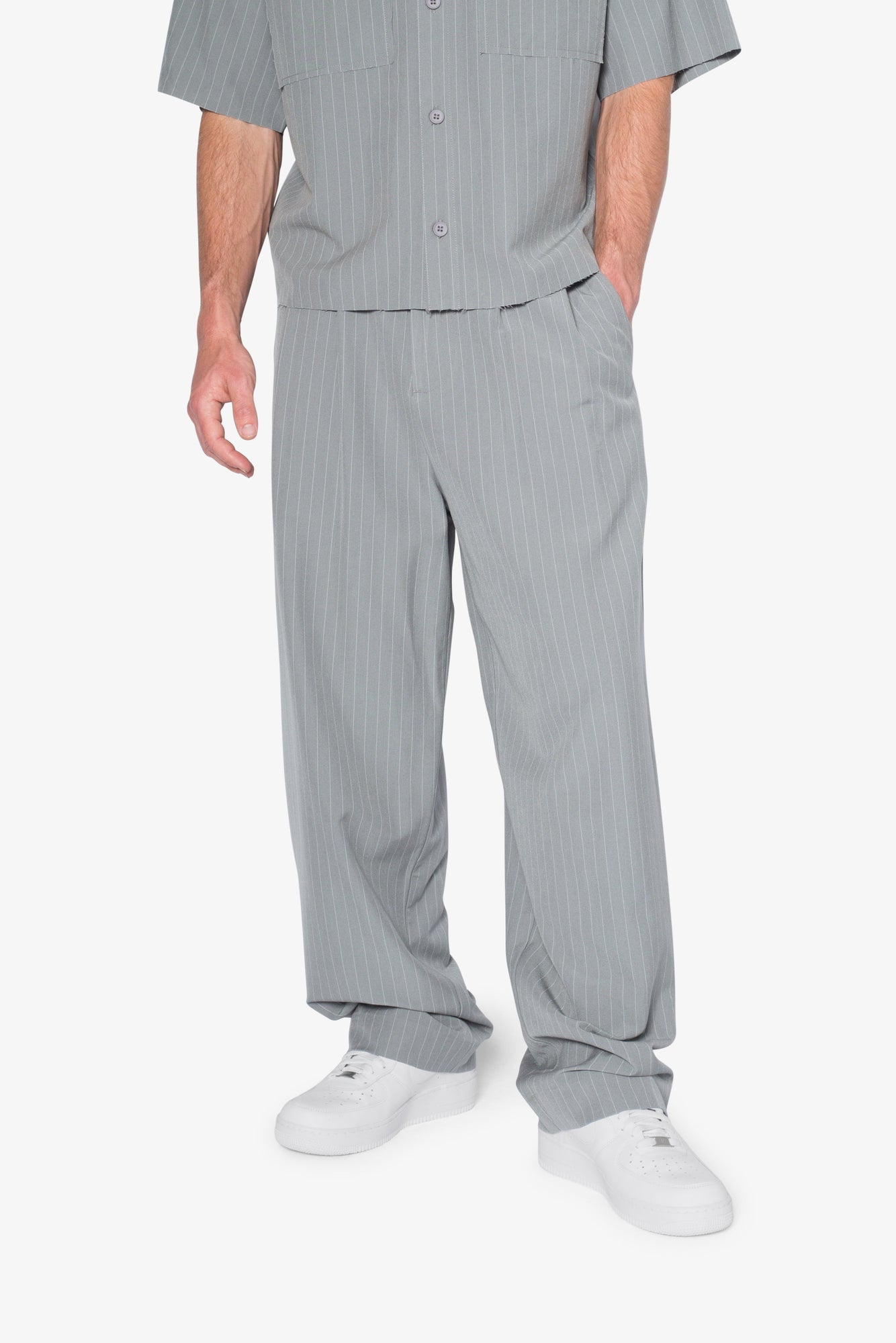 Baggy Trouser Pants | Grey