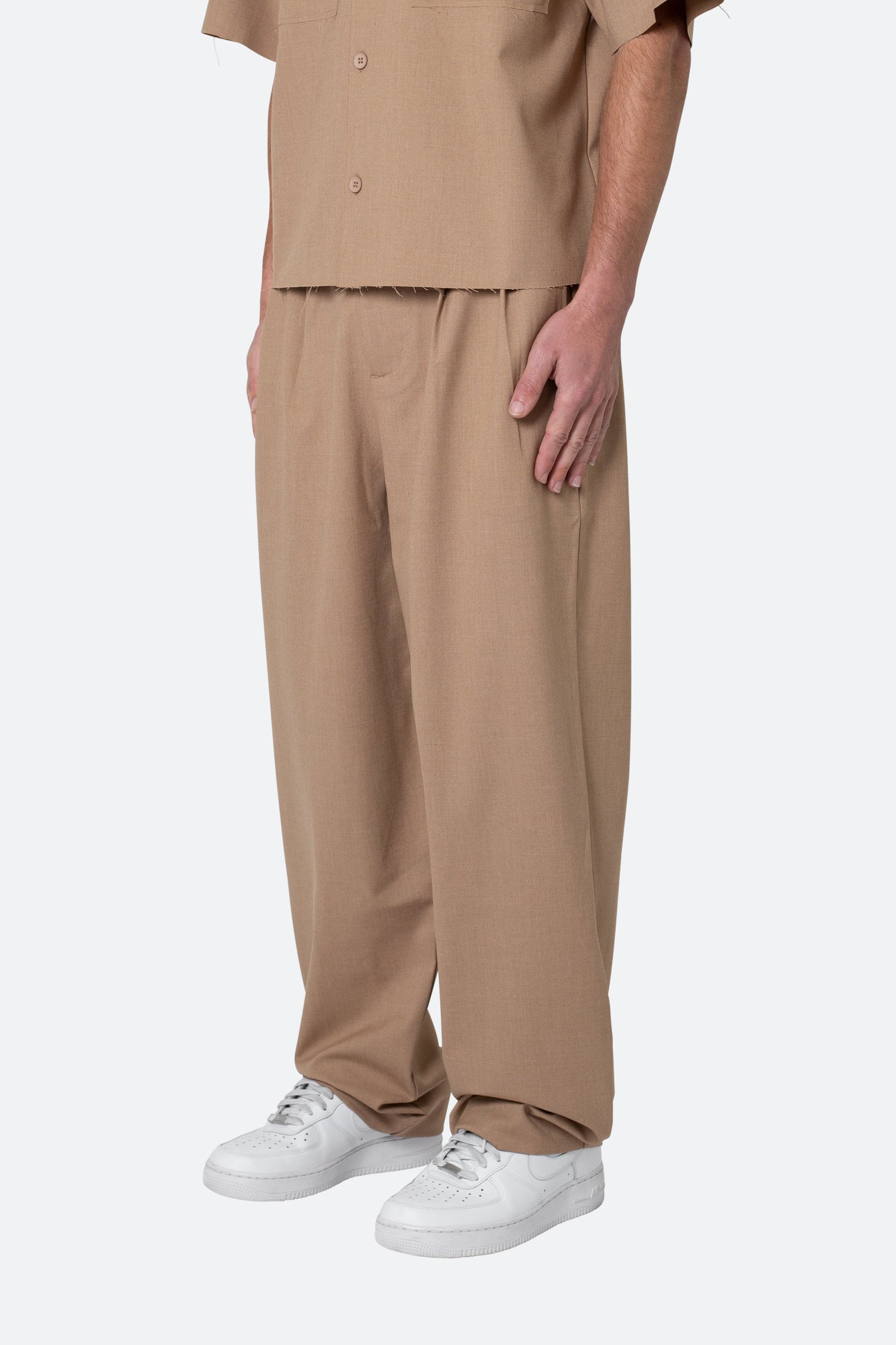 Baggy Trouser Pants | Khaki