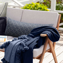 Bali Throw | Navy / Denim Blue