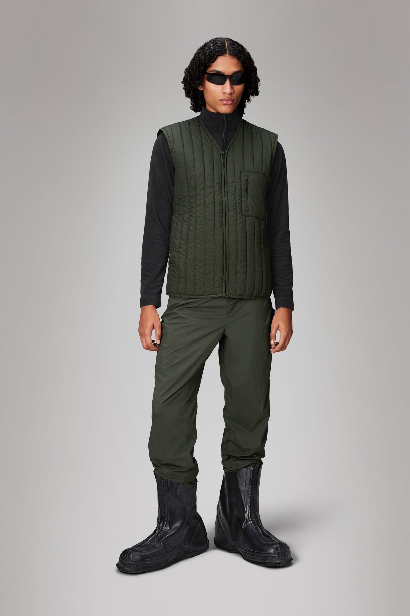 Banja Liner Vest | Green - Mens