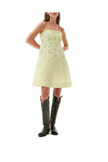 Beaded Nylon Mini Dress | Lily Green