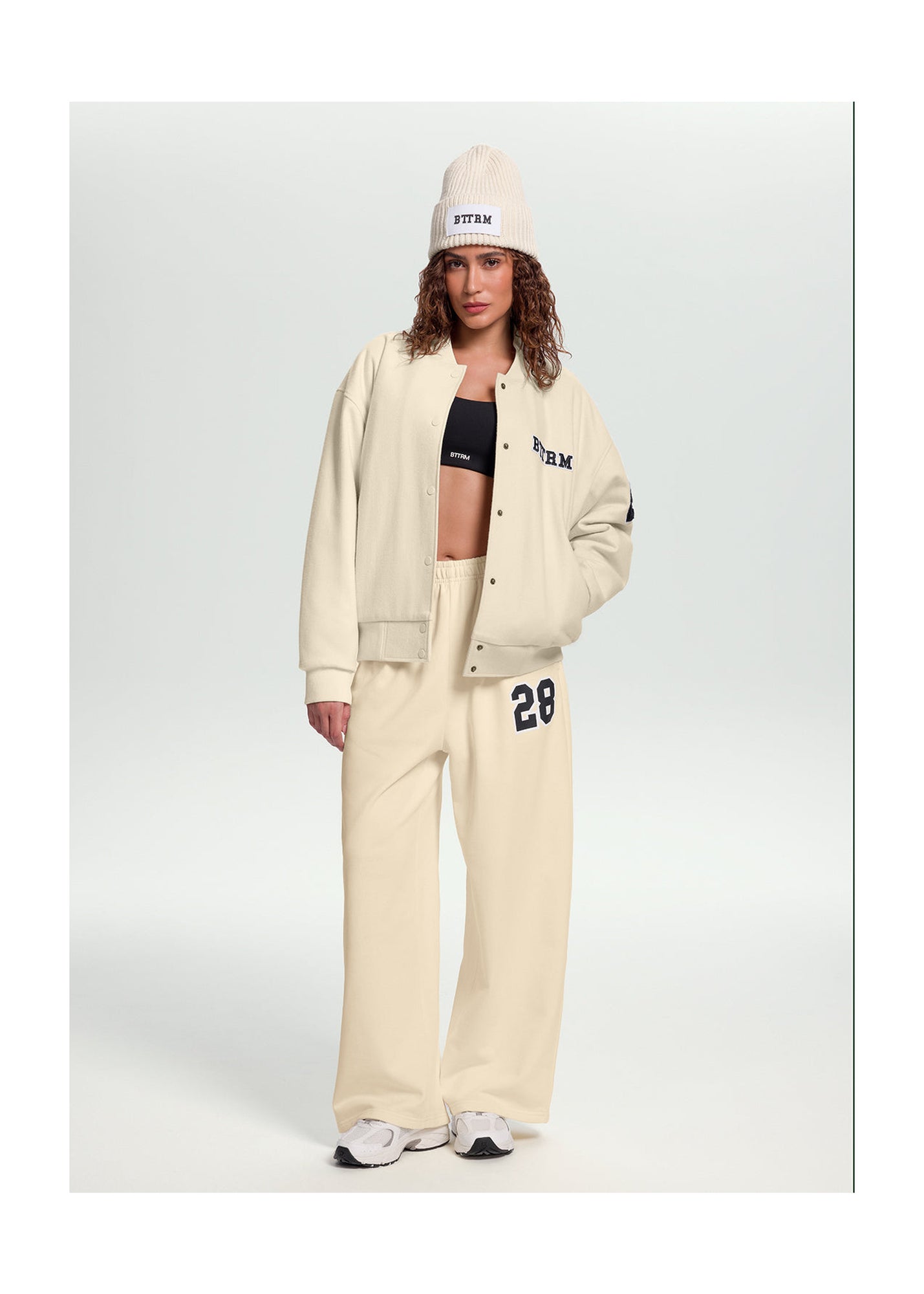 Better League Wide-Leg Sweatpants | Creamy White