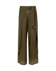 Bia Pareo Pants | Evergreen