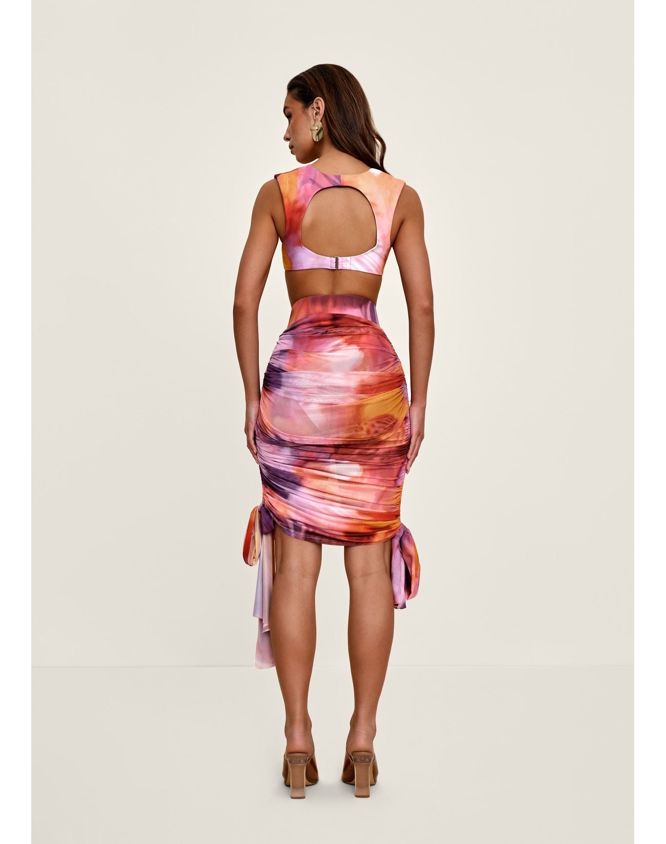 Bina Mesh Skirt | Dandi Print