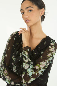 Brighton Dress | Black Floral Alley