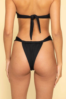 Sandra Bikini Bottom | Black Rib