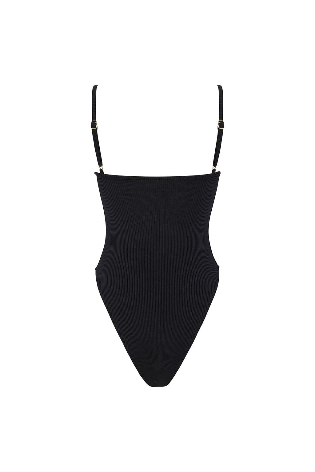 Jacelyn One Piece | Black Rib