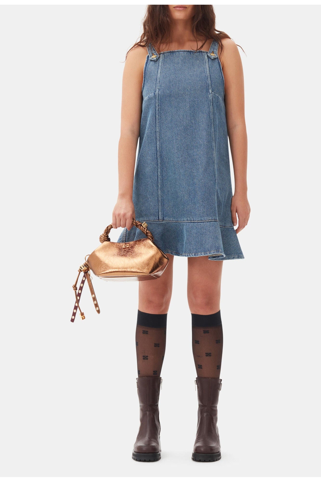 Blue Denim Mini Dress | Tint Wash