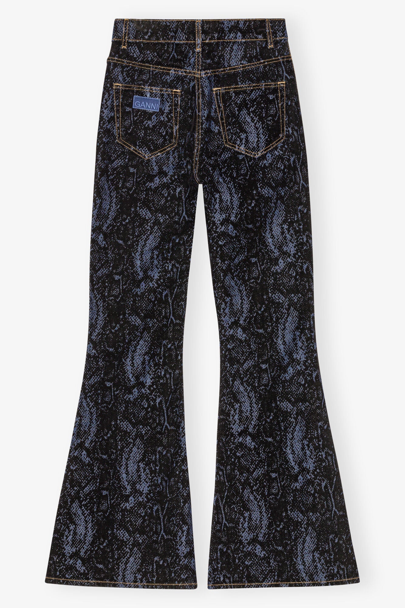 Blue Snake Goddi Jeans | Indigo