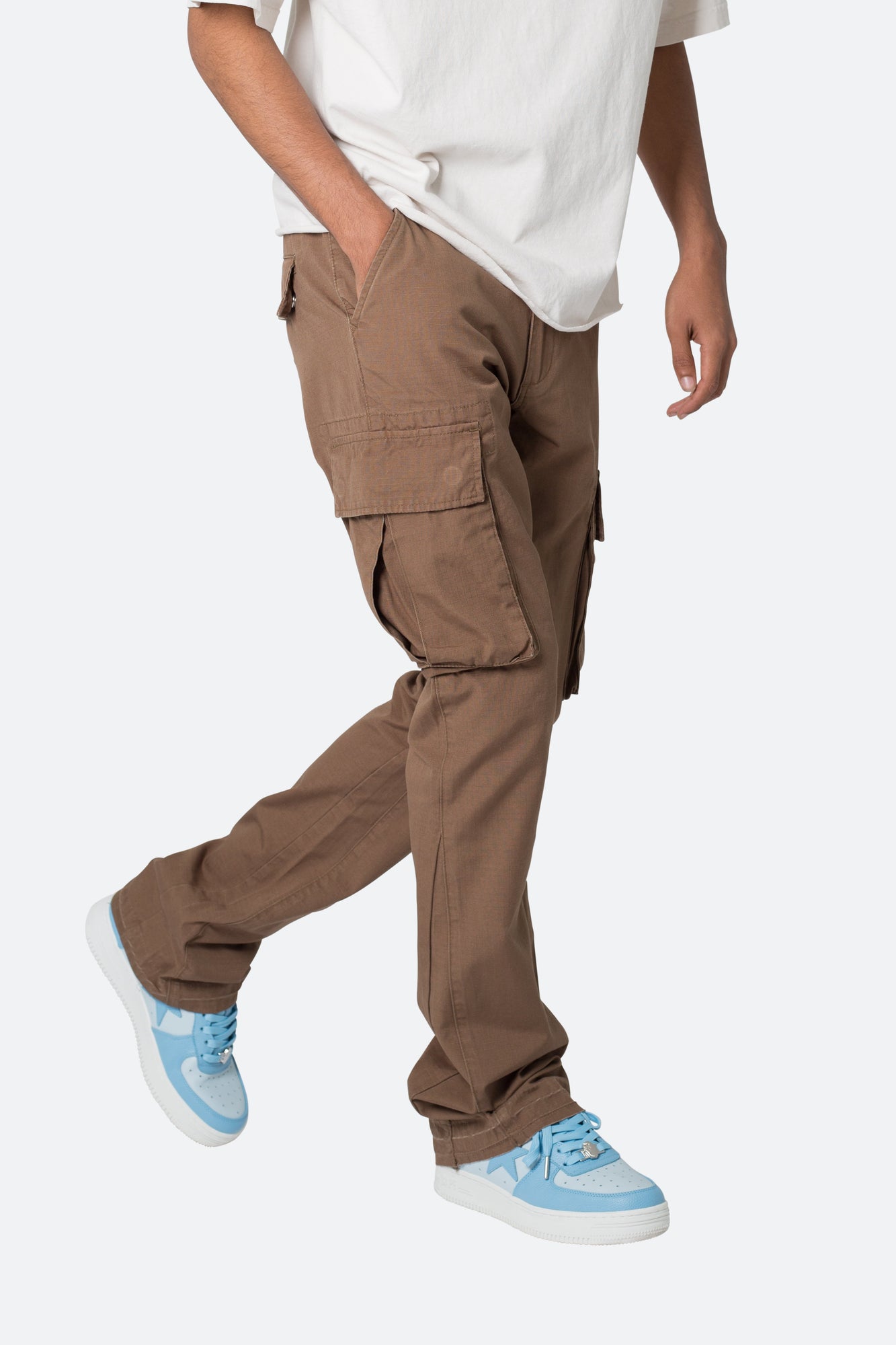 Bootcut Cargo Pants | Chocolate