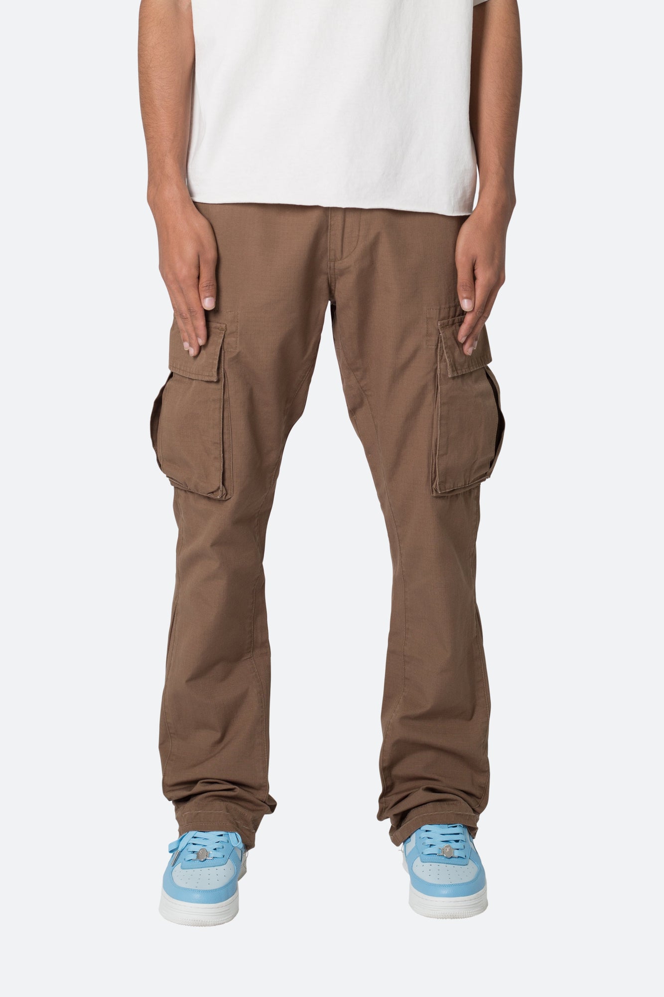 Bootcut Cargo Pants | Chocolate