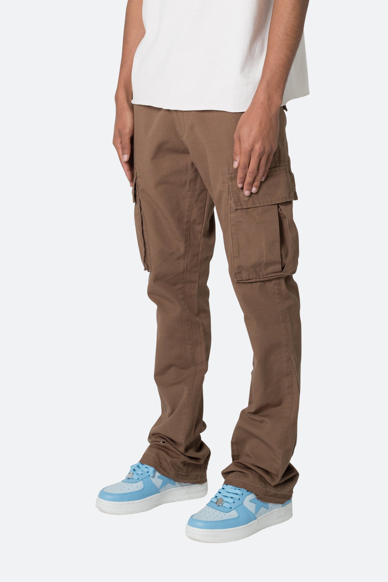 Bootcut Cargo Pants | Chocolate