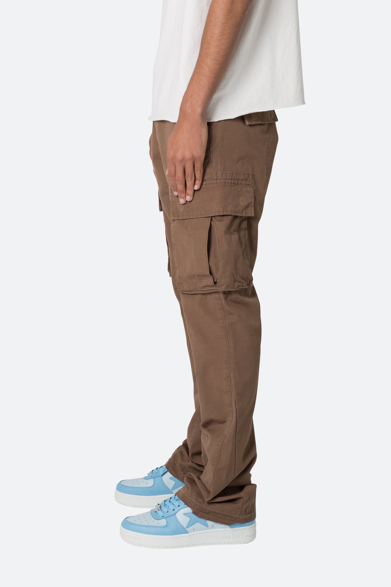 Bootcut Cargo Pants | Chocolate
