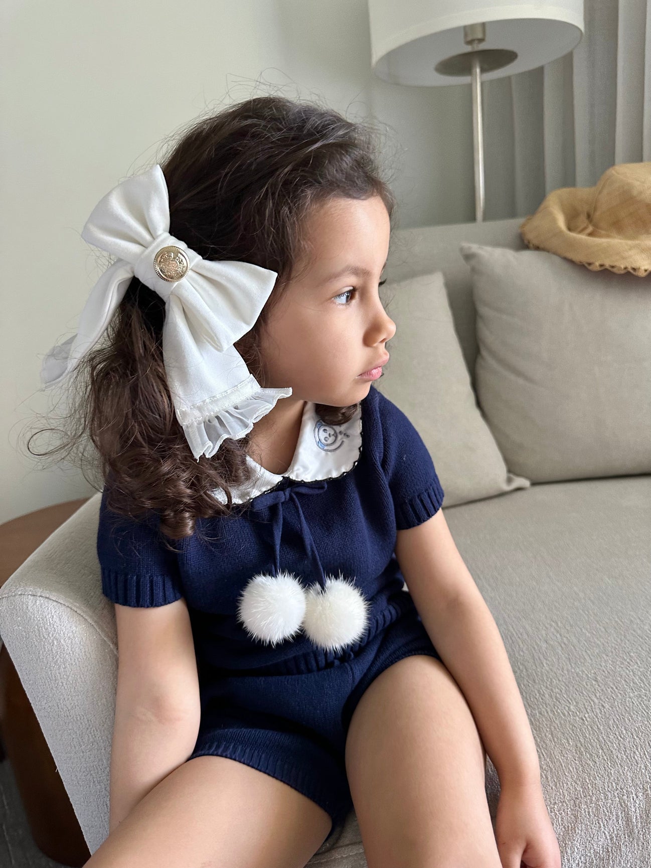 Boy | Billie Knit Top and Shorts Set | Navy