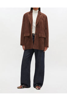 Brown Corduroy Blazer | Chicory Coffee