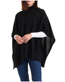 Bruno Magli | Women | Cashmere Poncho | Black V2