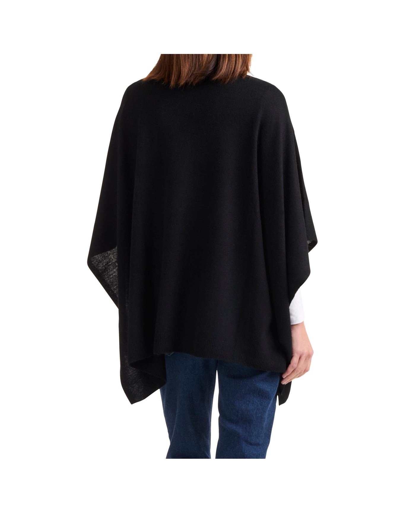 Bruno Magli | Women | Cashmere Poncho | Black V2