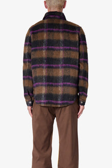 Brushed Flannel Jacket | Brown