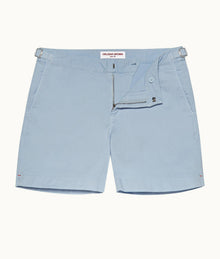 Bulldog Cotton Twill Mid-Length Cotton Twill Shorts | Ice Blue