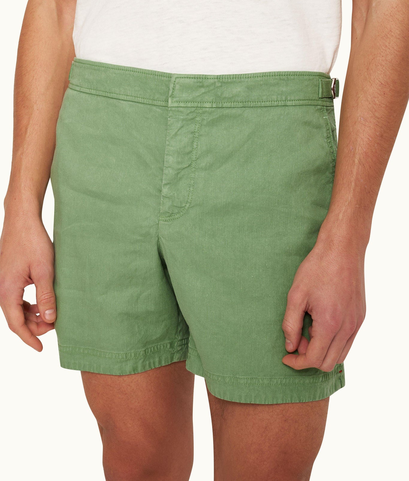 Bulldog Garment Dye Mid-Length Garment Dye Shorts Woven | Fresh Lawn
