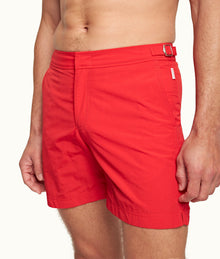 Bulldog Mid-Length Swim Shorts | Rescue Red