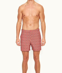 Bulldog Roseate Print Mid-Length Swim Shorts | Firestone