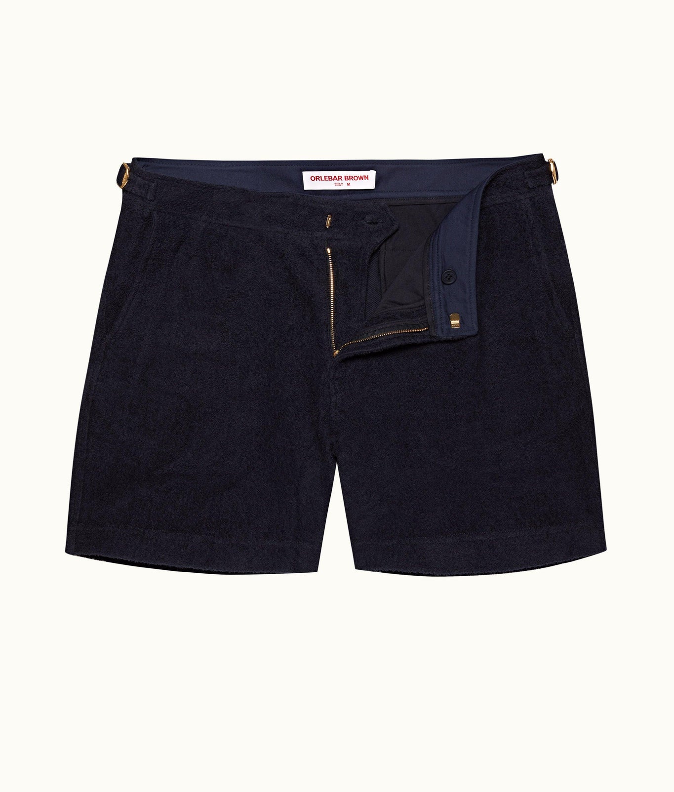 Bulldog Towelling Mid-Length Double-Faced Towelling Shorts | Night Iris