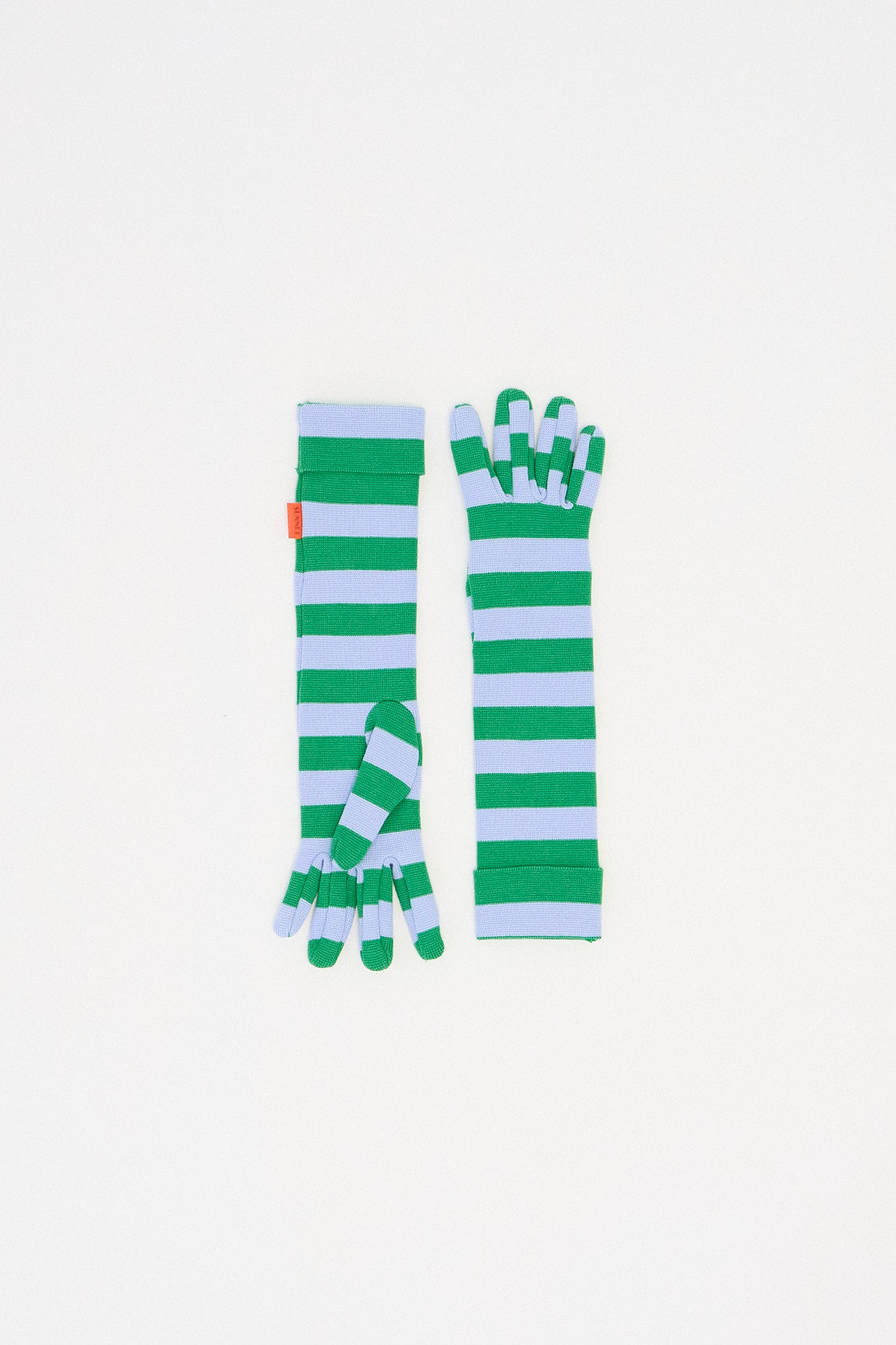 Knit Gloves | Unisex | Green x Azure