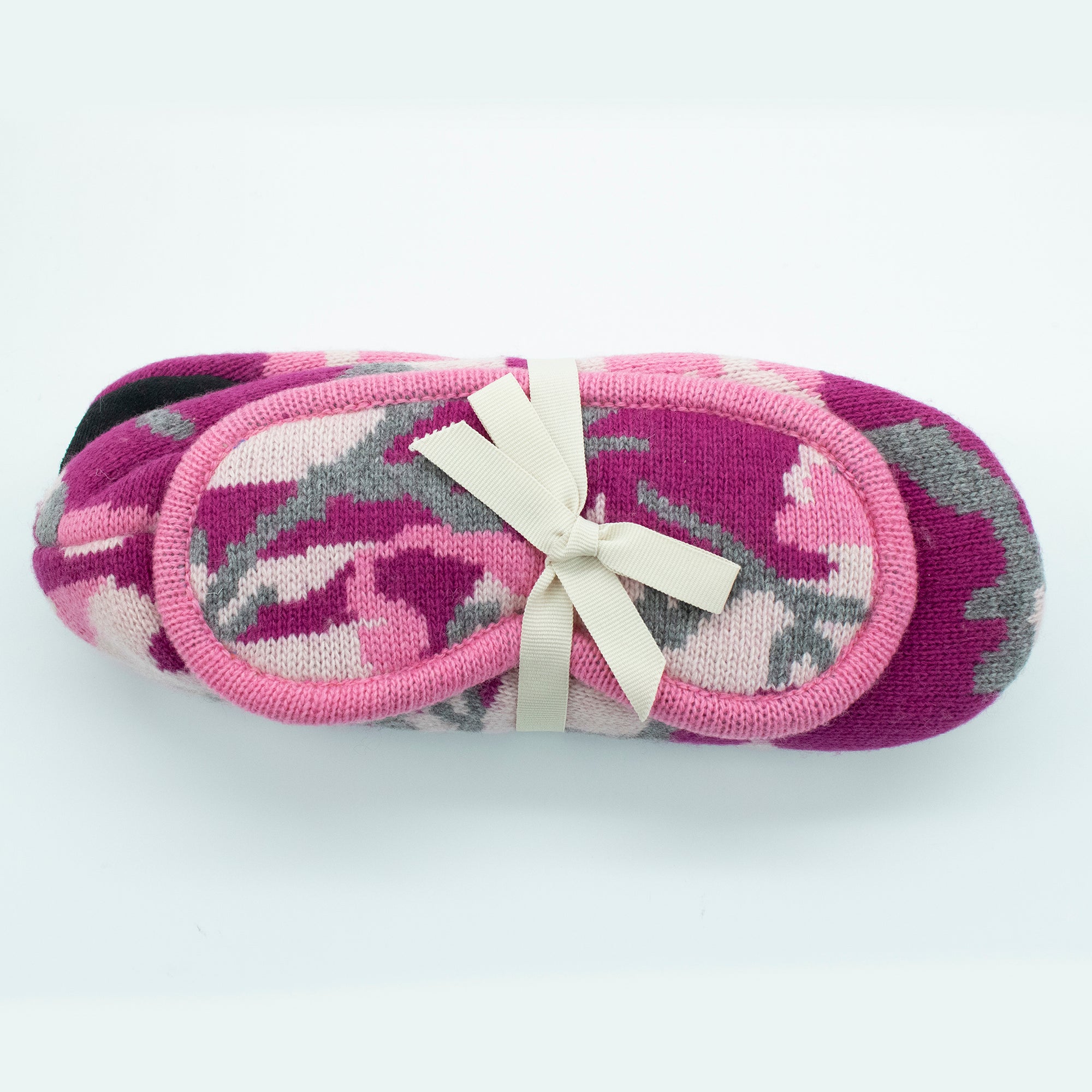 Womens | Slippers And Eyemask Set | Pink Combo