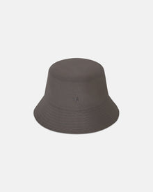 Unisex | Caran Cotton-Canvas Bucket Hat | Asphalt