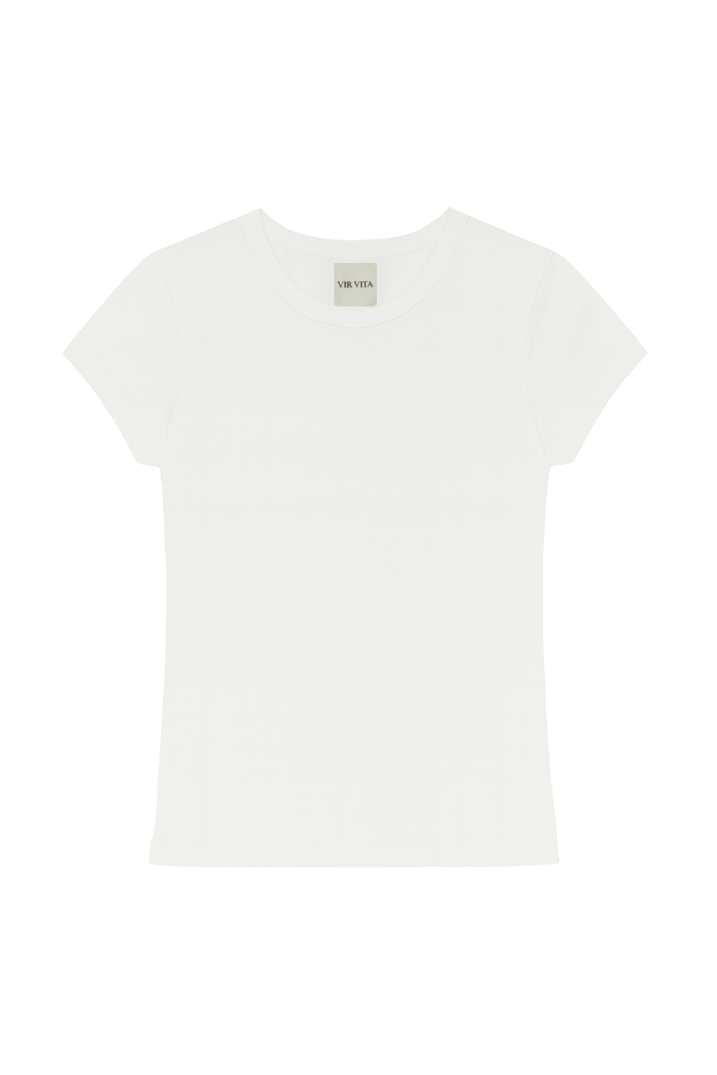 Cara Fitted Tee | Coconut