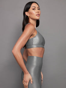 Action Bra 2.0 in Takara Shine | Steel Grey