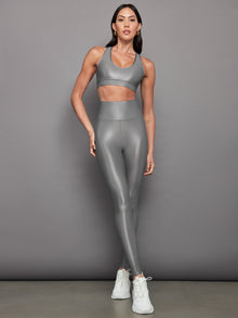 Carbon38 | Action Bra 2.0 in Takara Shine | Steel Grey