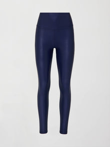 High Rise Full-Length Legging in Takara Shine | Navy Blazer