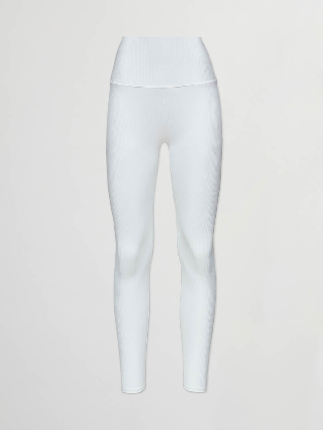 Ribbed 7/8 Legging | White