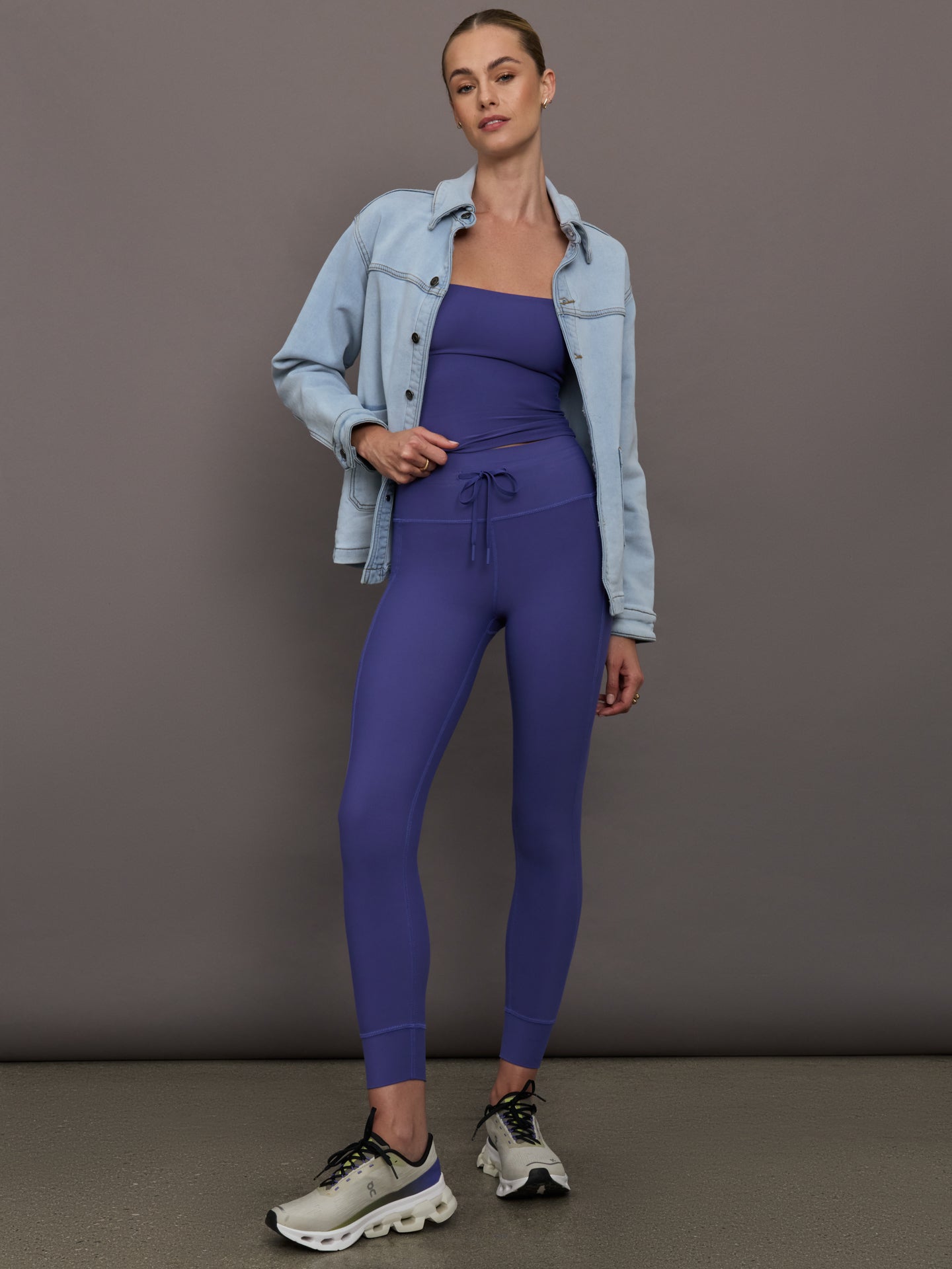 High Rise Sport Pocket Legging in Melt | Future Dusk