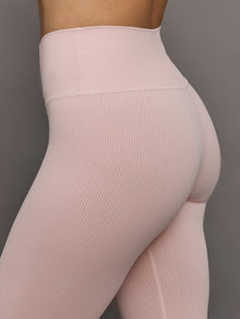 High Rise Legging in Ribbed Melt | Lotus
