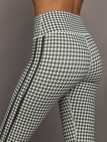 Houndstooth Legging | Ivory / Faded Black