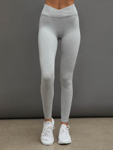Melange Legging | Light Heather Grey