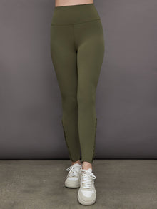 Crochet Legging in Melt | Olive