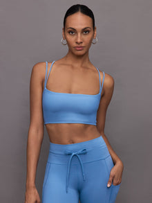 Strappy Bra in Melt | Coronet Blue