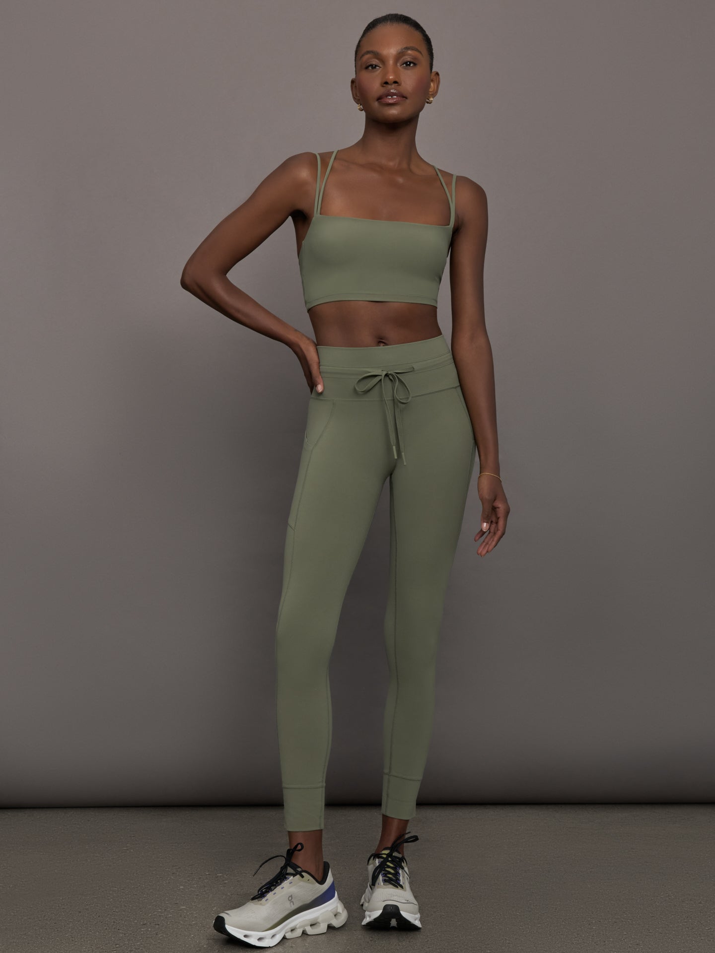 Strappy Bra in Melt | Moss