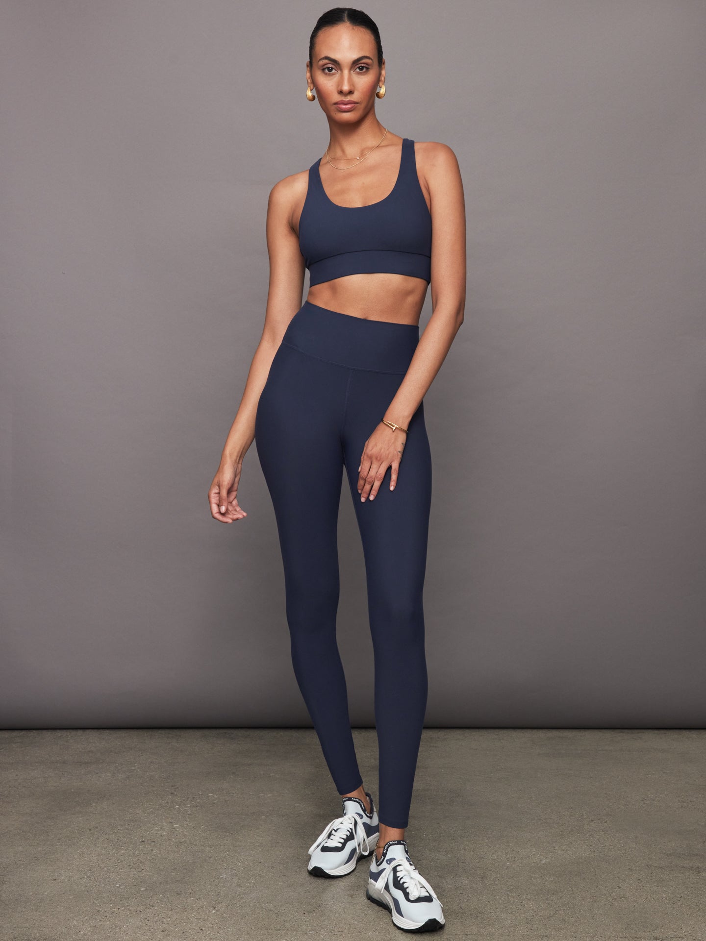 Scoop Racerback Bra in Melt | Navy
