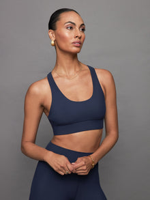 Scoop Racerback Bra in Melt | Navy