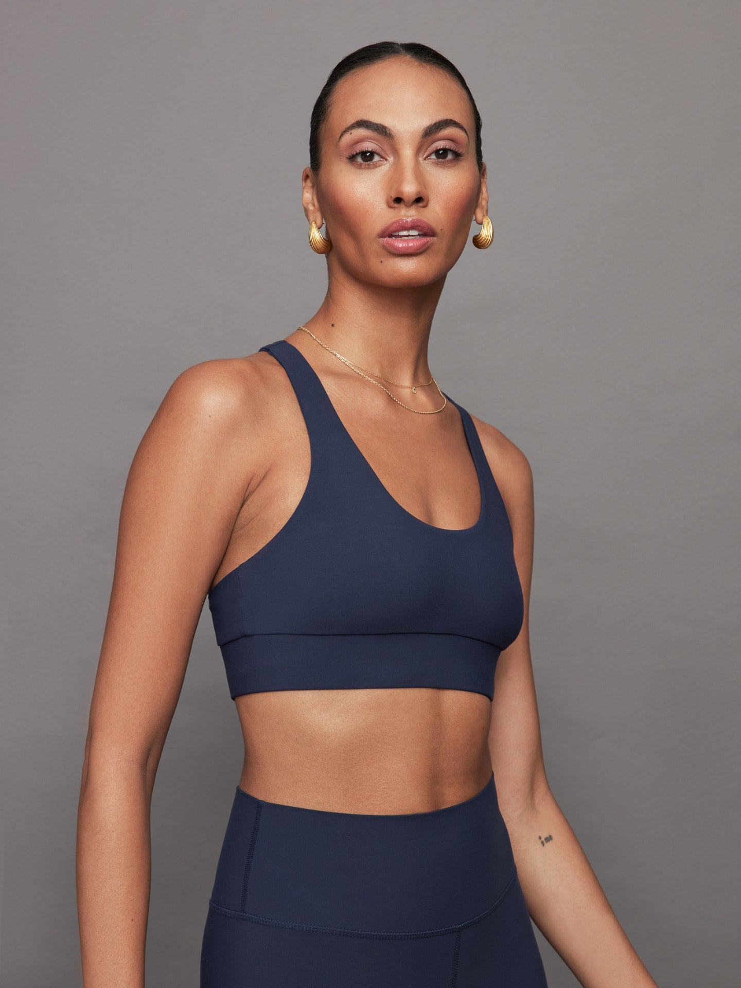 Scoop Racerback Bra in Melt | Navy