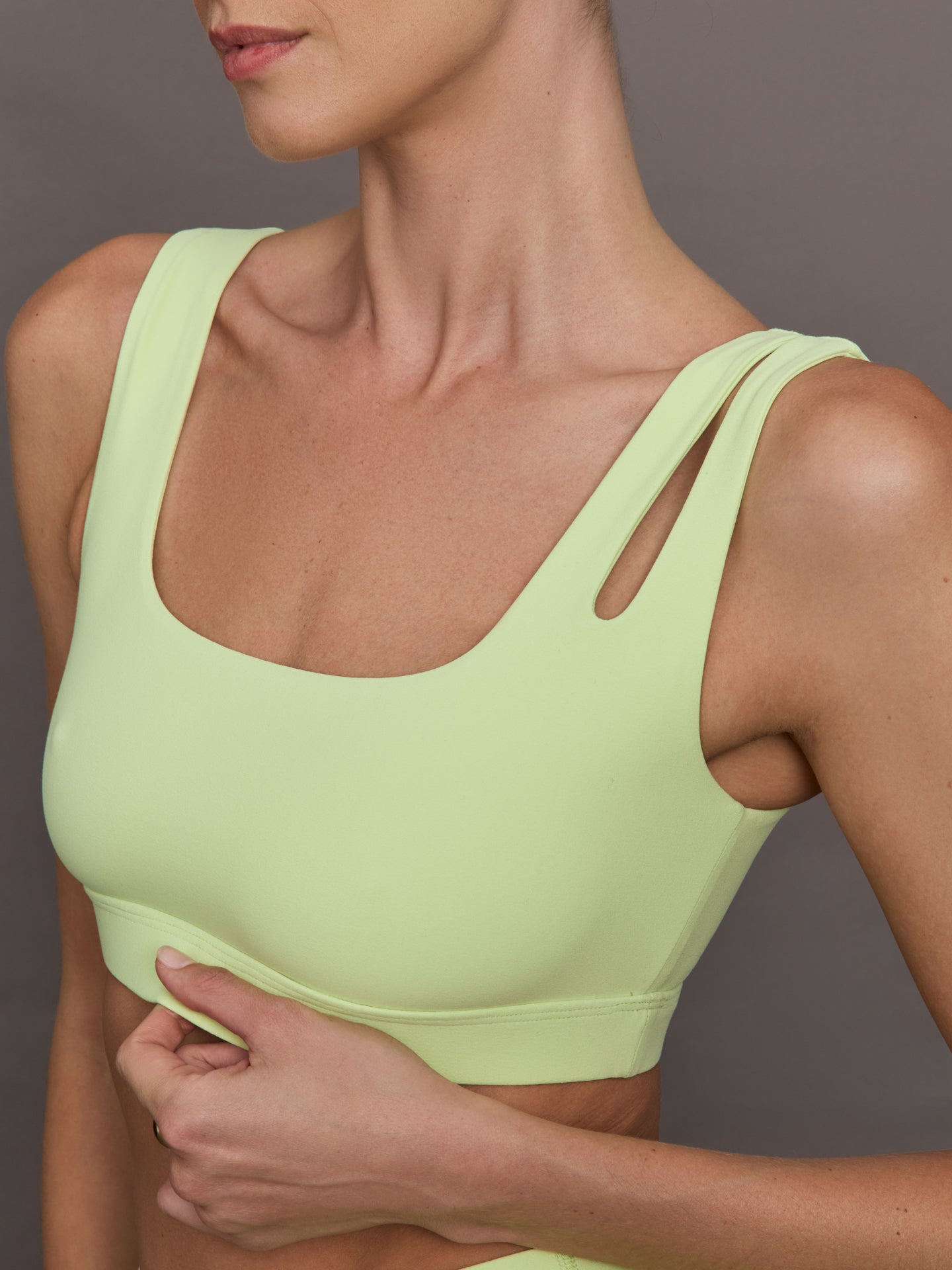Cutout Bra in Melt | Matcha